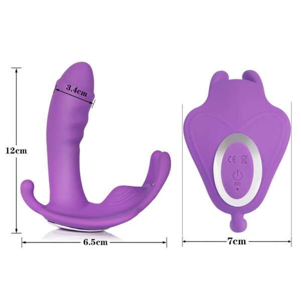 Hot selling spot, female wearable butterfly jumping egg, wireless remote control, flirting multi-frequency, adult vibrator - 图片 5