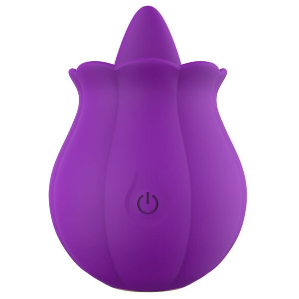 Amazon new pumpkin flower rose flower jumping egg tongue licking sucking vibration jumping egg female fun masturbation massager - 图片 3